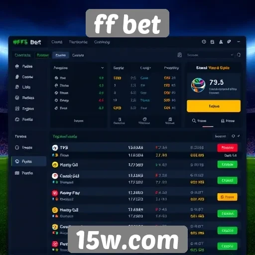 Navegação e usabilidade da interface do ff bet