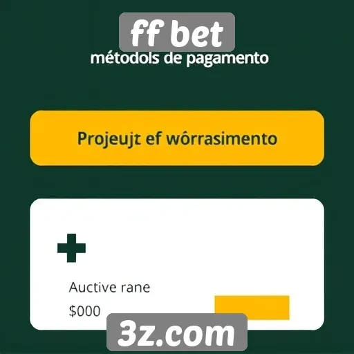 Métodos de pagamento disponíveis na plataforma ff bet