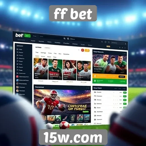 Interface do usuário no site ff bet é intuitiva